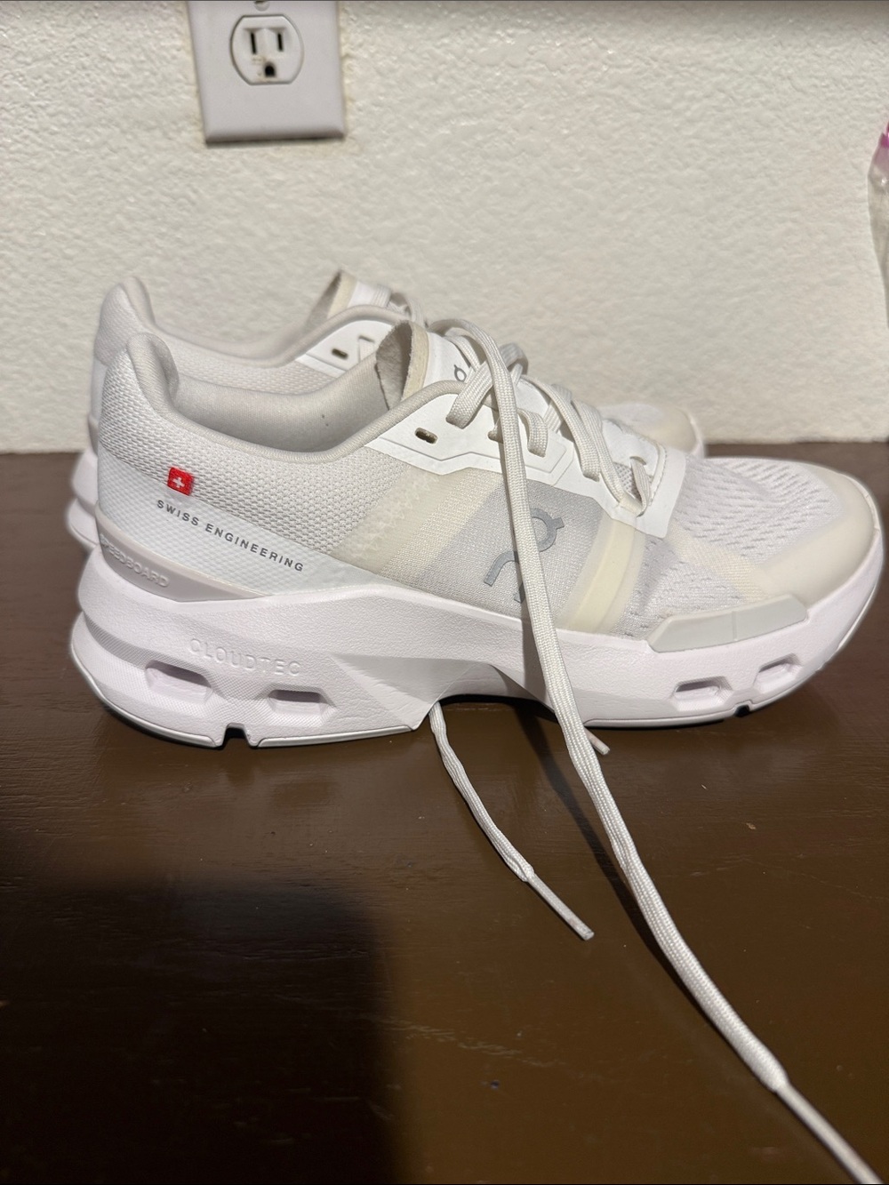 On cloud shoes